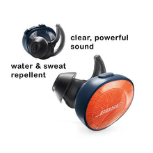 Load image into Gallery viewer, Bose SoundSport Free Wireless In-ear Headphones - Orange